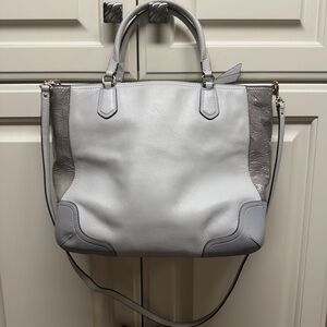 Coach Leather Elegant Gray Women's Handbag